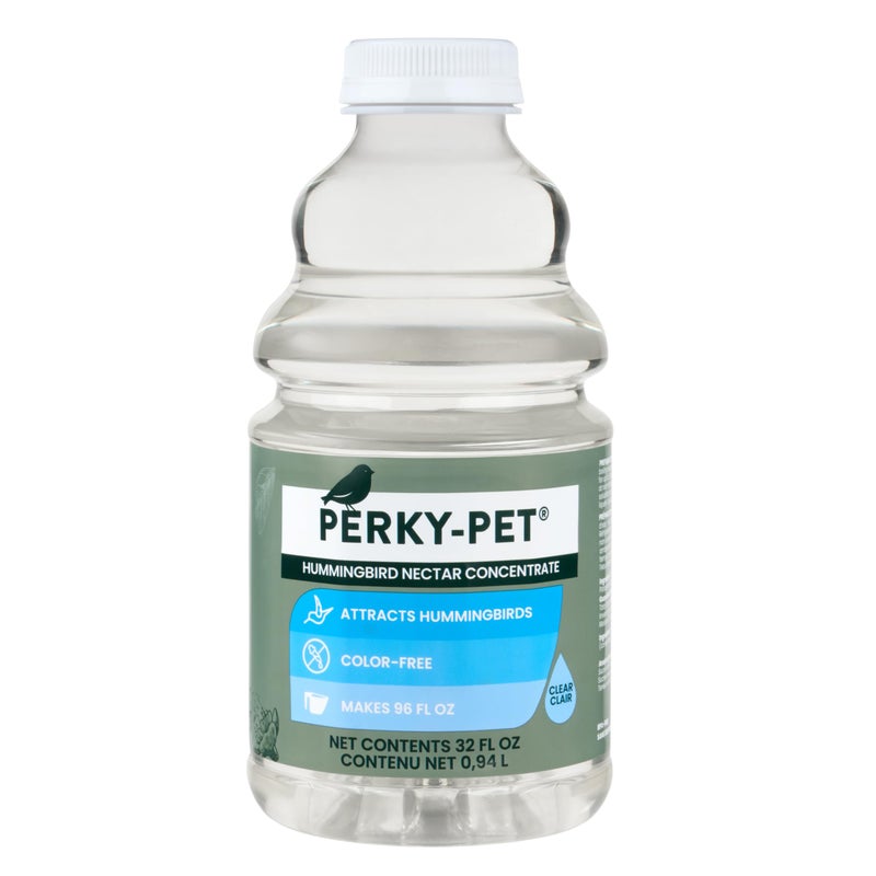 Perky-Pet Hummingbird Nectar Concentrate for Hummingbird Feeder - 32 oz - Makes 96 FL OZ of Food Nectar - 238CL - Image 1